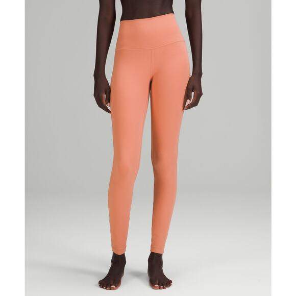 Lululemon 'Align' Orange High-Rise Pant Size 6 - Picture 1 of 4